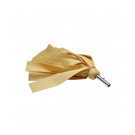 Synthetic leather mop