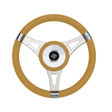T29 steering wheel Ø 350 mm. with soft plastic handle - Savoretti