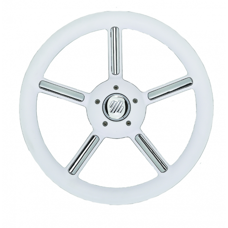 V56 steering wheel Ø 350 mm. with soft plastic handle - Ultraflex