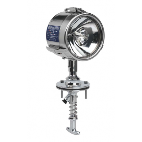 Adjustable 12 V chromed brass spotlight - Den Haan Rotterdam