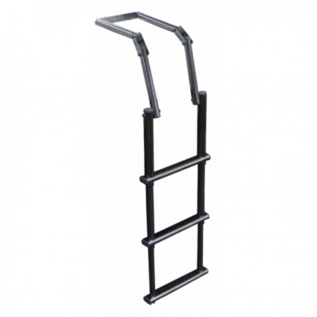 Telescopic ladder in stainless steel AISI 316