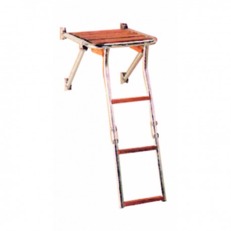 Stainless steel stern platform