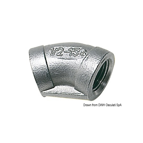 Elbow 45° female/female