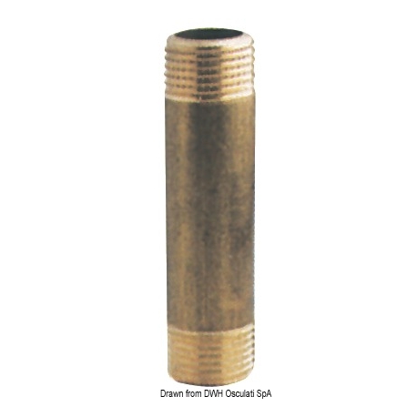 Male/Male Brass Extension Barrel