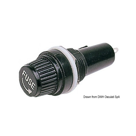 Recessed fuse holder