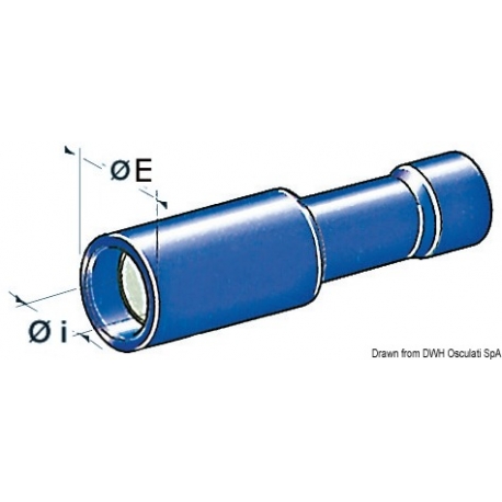 Pre-insulated cylindrical terminals