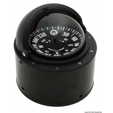 Compass with binnacle telescopic wrap-around cover RIVIERA 4"