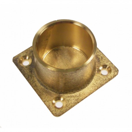 Brass base for tube