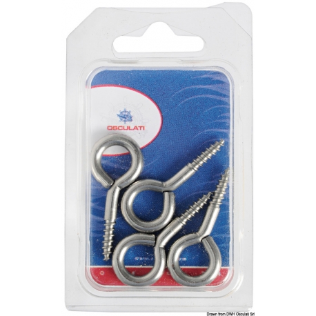 Stainless steel screw eye