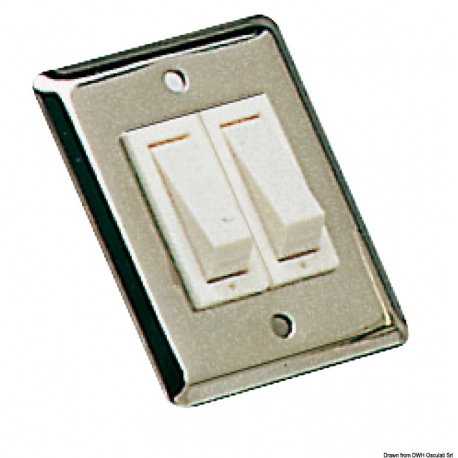 Wall-mounted rocker switch