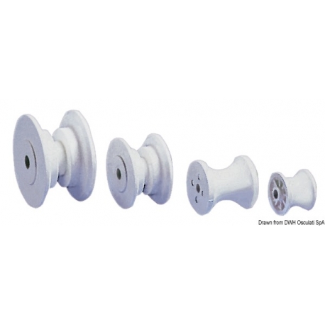 Spare nylon pulley for nose gear