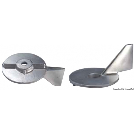 Anodo piede fuoribordo 50/75 HP