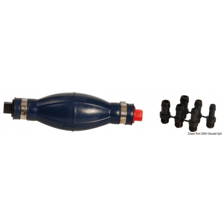 Fuel suction pump with multi-hose holder