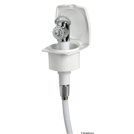 New Edge shower enclosure with push button shower Mizar