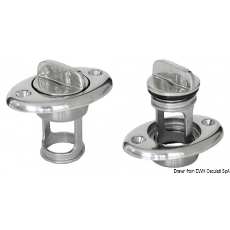 Steel bilge drain plug