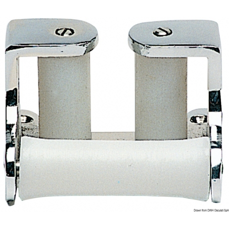 Triple-roller bow thruster or rope