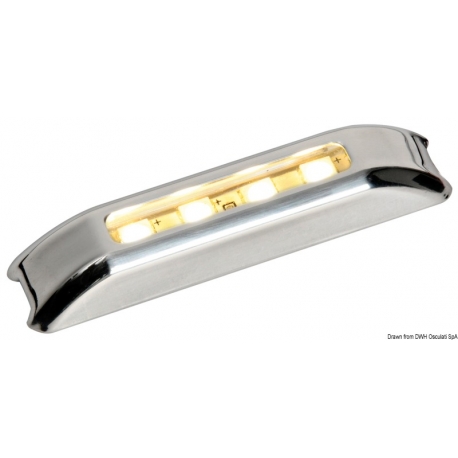 LED courtesy light without recess