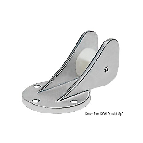Alloy fairlead with round base