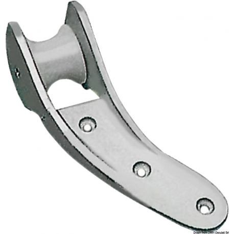 Alloy casing with angled base
