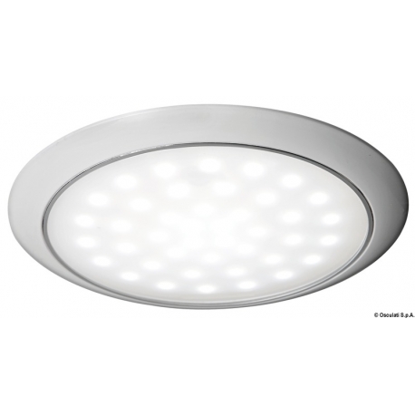 LED ceiling light with reduced projection