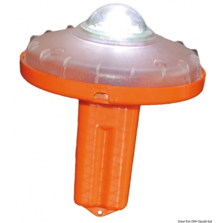 KTR LED light buoyancy aid with automatic switch-on on reversal