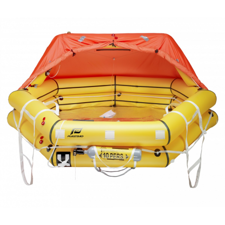 Raft Transocean 8 seats with abs container - Plastimo