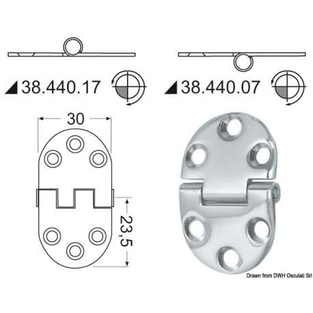 Cerniera 2 mm 19574