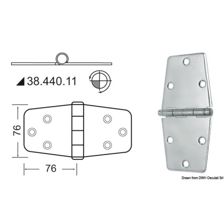 Cerniera 2 mm 19646
