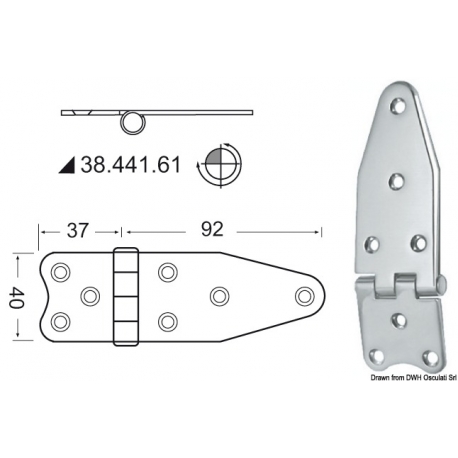 Cerniera 2 mm 19631