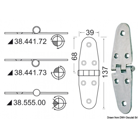 Cerniera 2 mm 19637