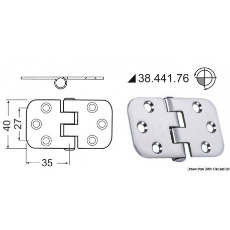 Cerniera 2 mm 23282