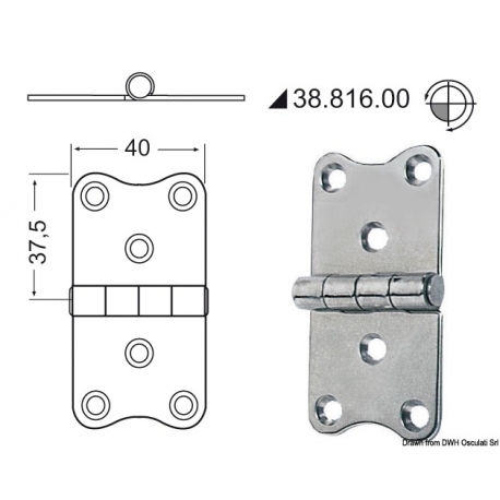 Cerniera 2 mm 19604