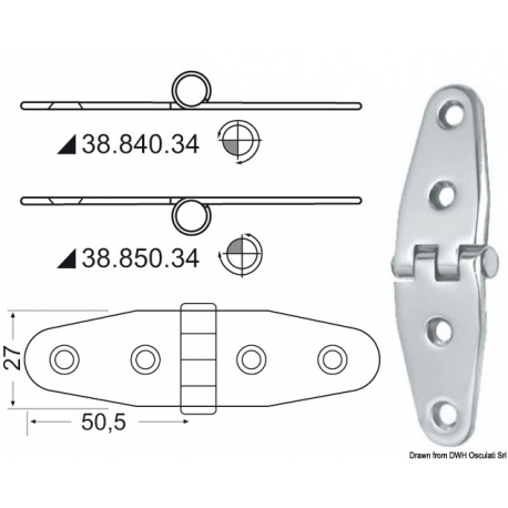 Cerniera 2 mm 19619