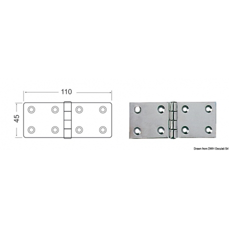 Hinge 2.5 mm 19800