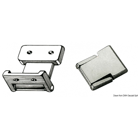 Flush Deck Hinge for small doors 2616