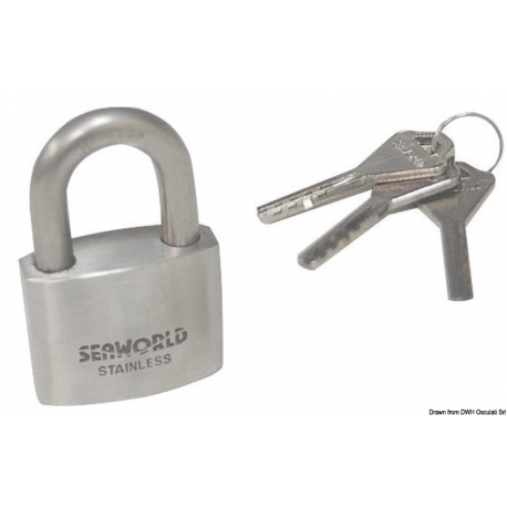 Fisher 2550 heavy duty anti-burglary padlock with key