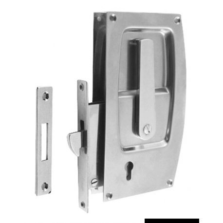 Recessed lock, sliding door 2569