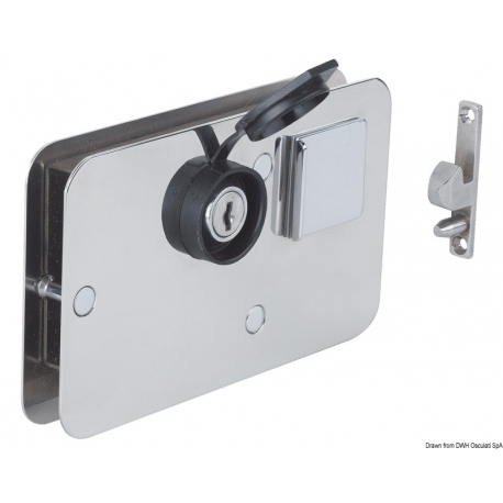 Lock for sliding doors universal right/left 31055