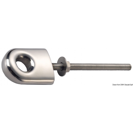 Polished AISI 316 stainless steel bow/stern ring 20267