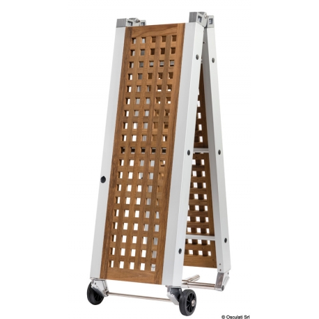 Foldable gangway with duckboard 2972