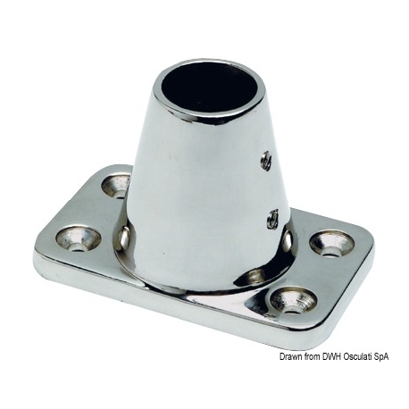 Base for candlestick in cast AISI 316 16383