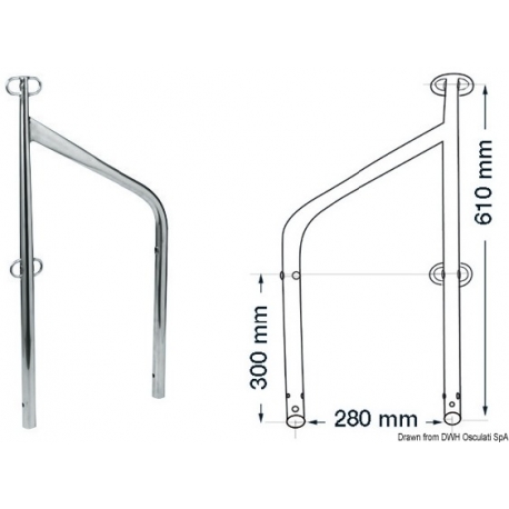 Double candlestick for external bases 2899