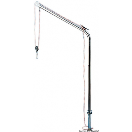 Swivel boat crane 16461