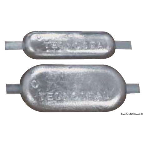 Anodo ovale con inserto 33642