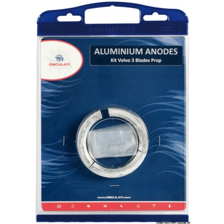 Anode kit for Volvo engines, interchangeable with original 27732
