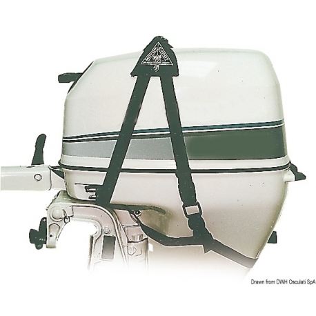Lifting sling for outboard motors 3394