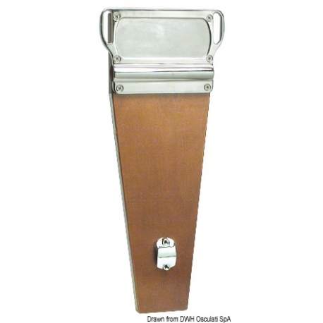 Motor bracket for mounting on stern pulpit 3390
