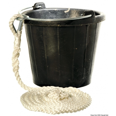 Rubber sinking bucket - Yachticon 23751