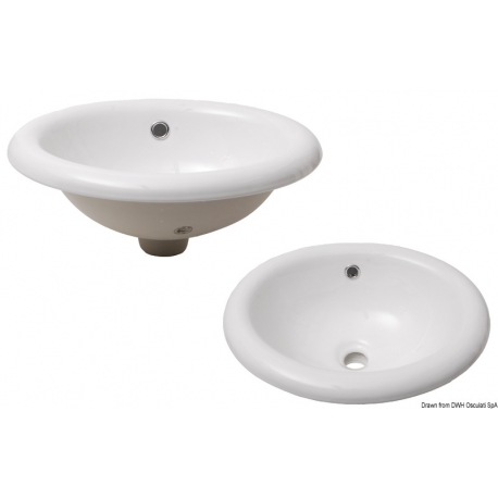 Oval white ceramic sinks 33242