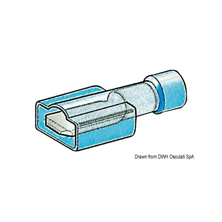 Faston completamente preisolato da 4,7 mm e 6,3 mm 14323